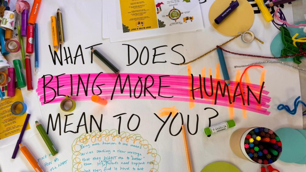 What does be more human mean