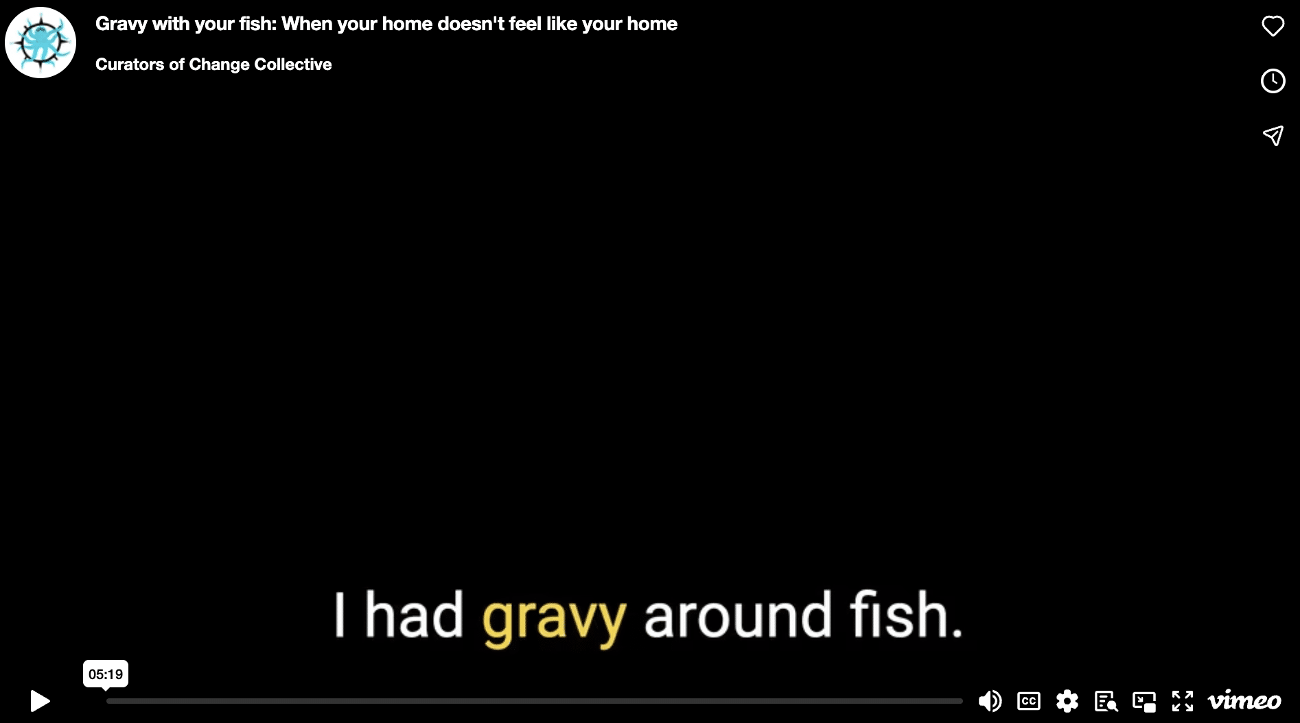 Gravy with your fish: When your home doesn't feel like your home