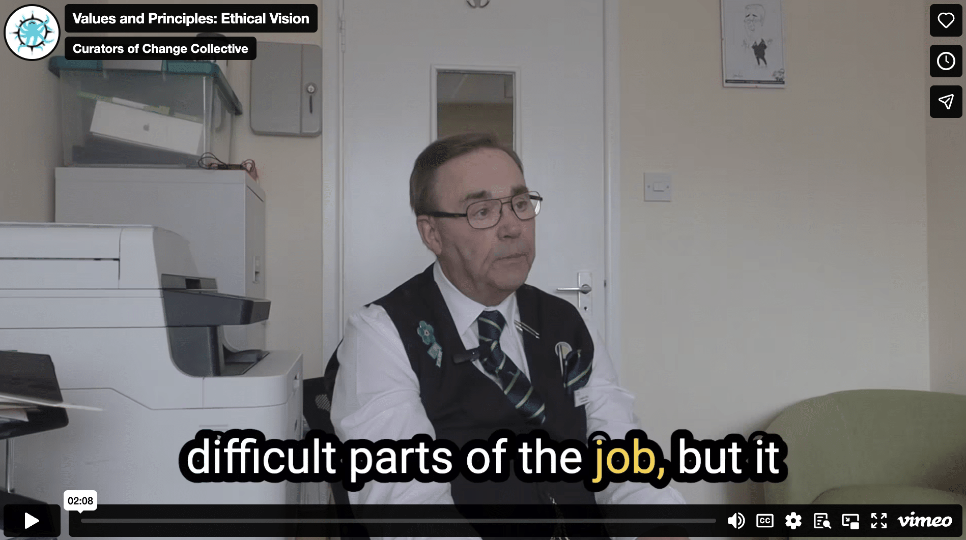 Values and Principles: Ethical Vision