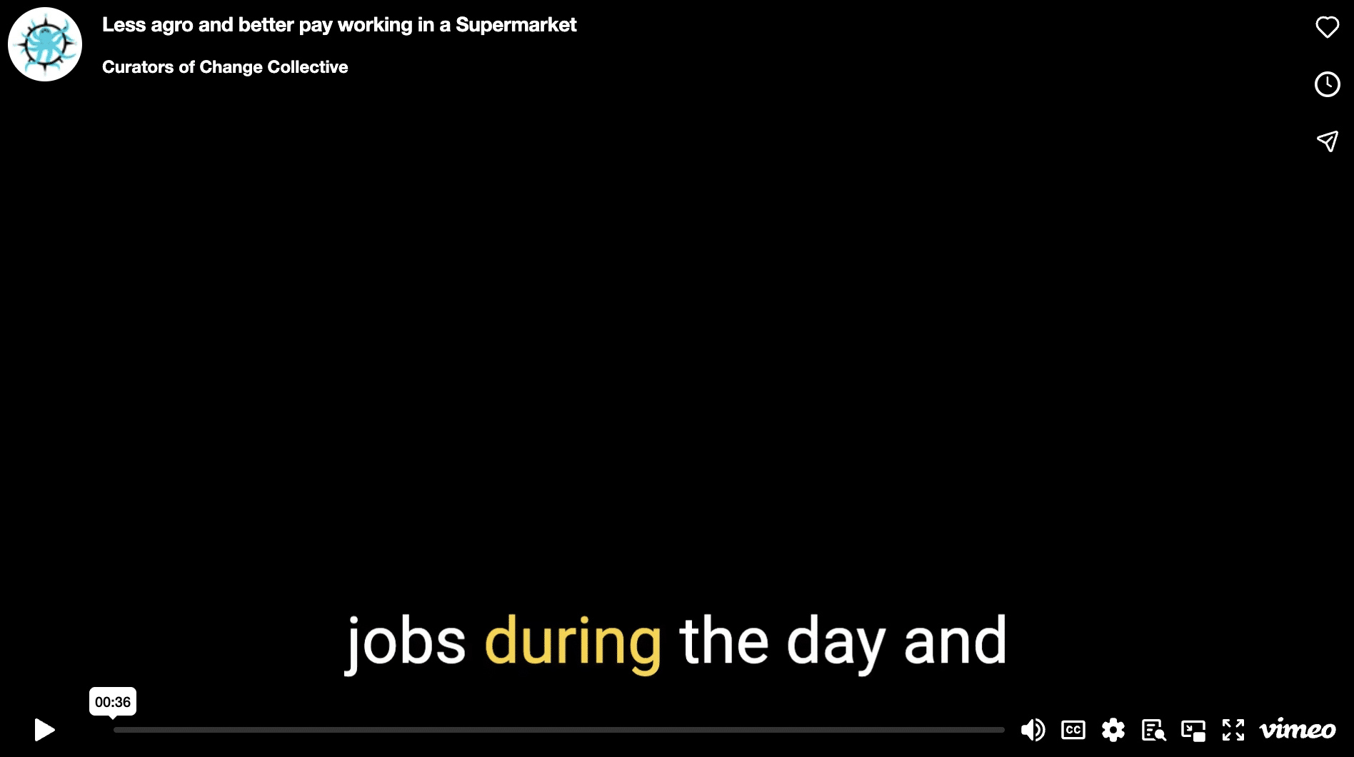 Less agro and better pay working in a Supermarket