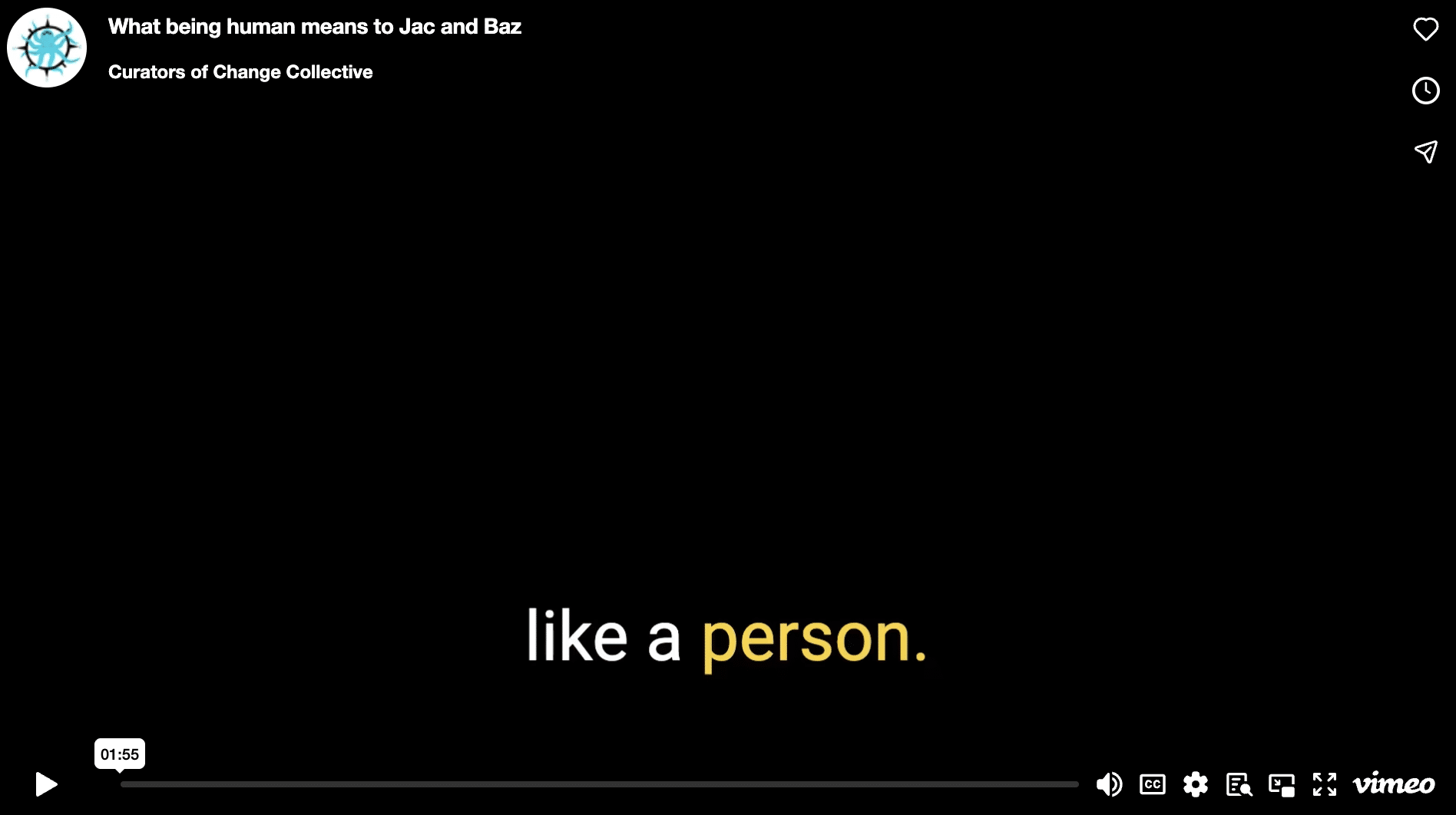 What being human means to Jac and Baz