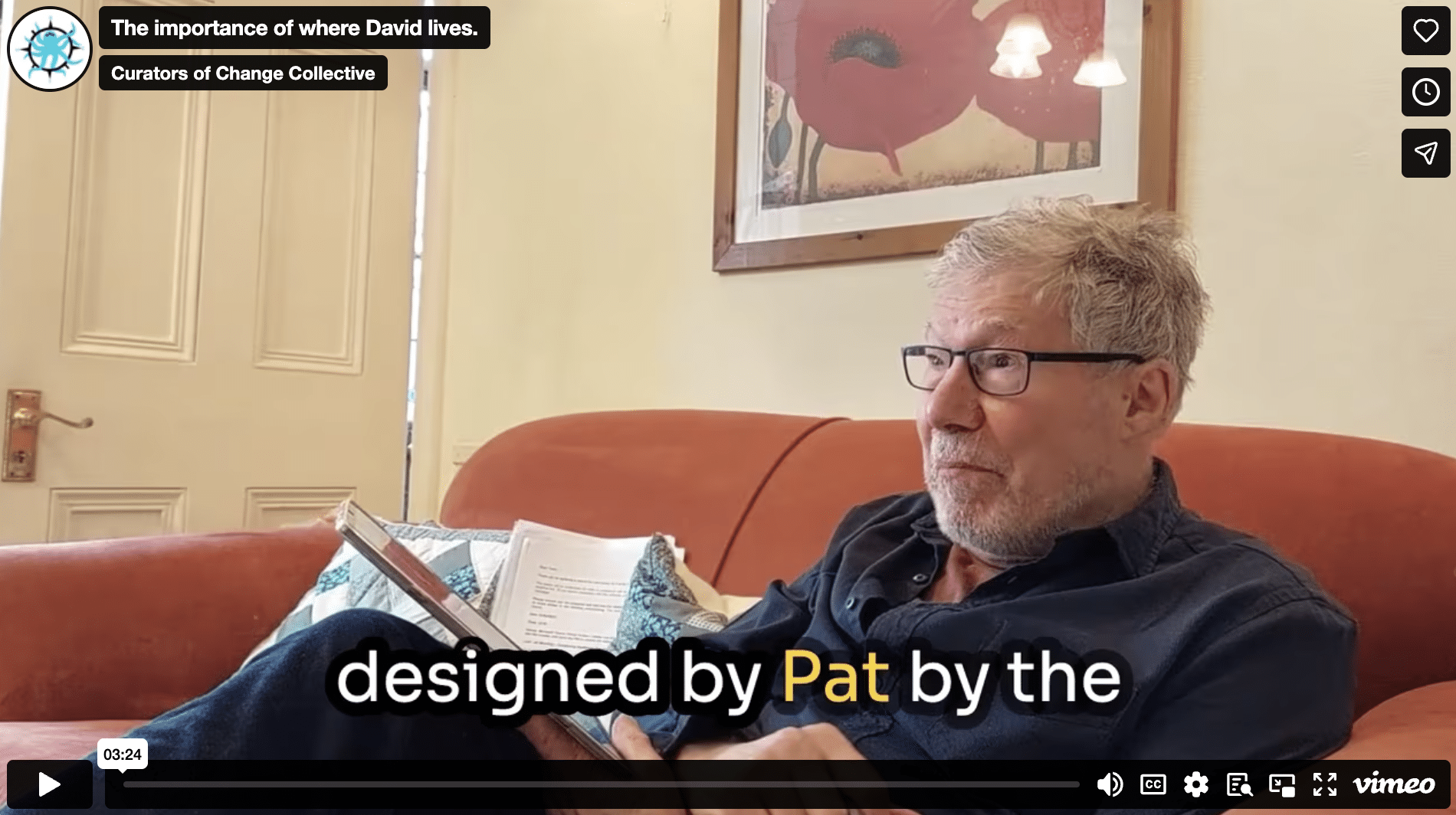 The importance of where David lives.
