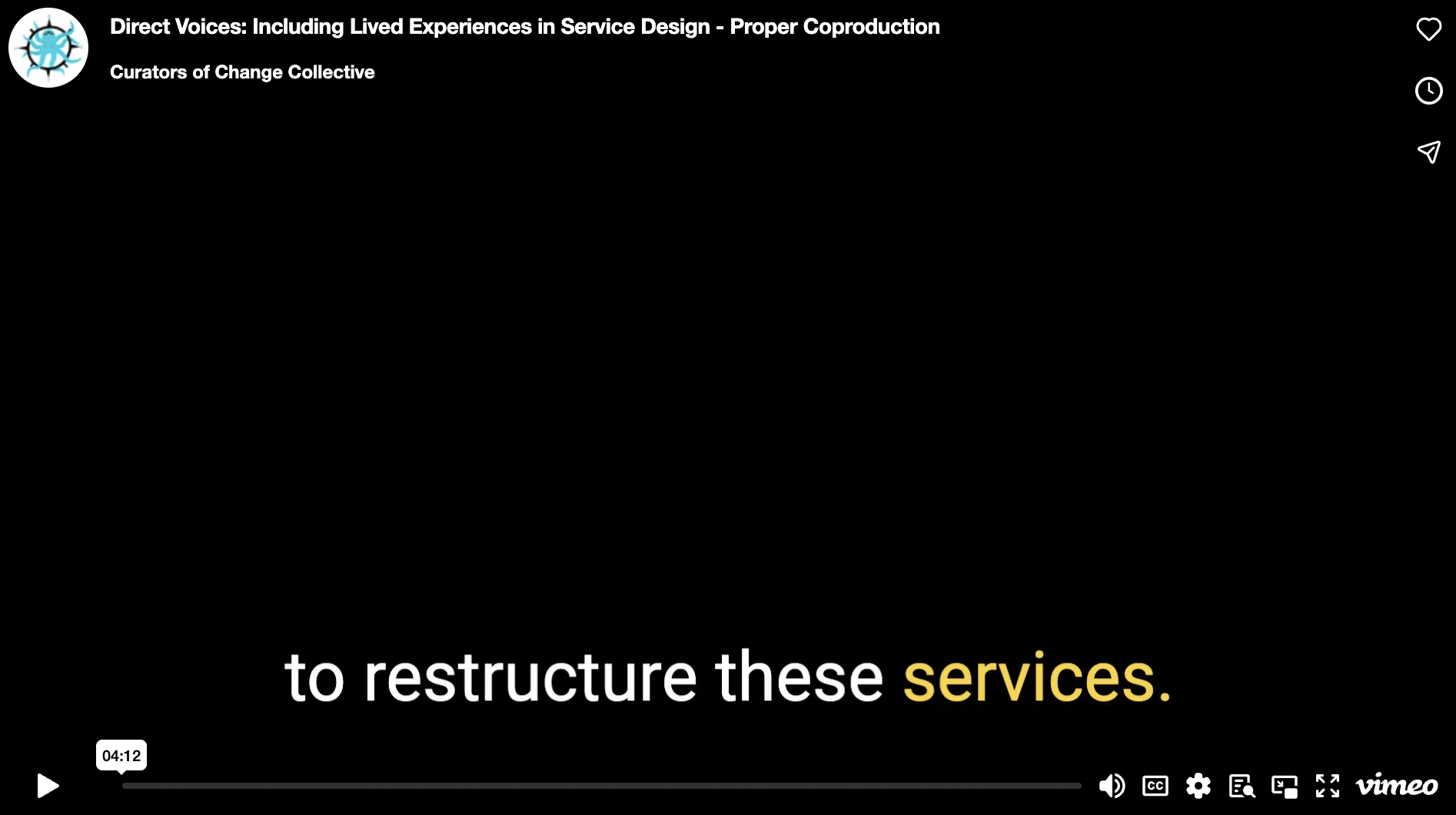 Direct Voices: Including Lived Experiences in Service Design - Proper Coproduction