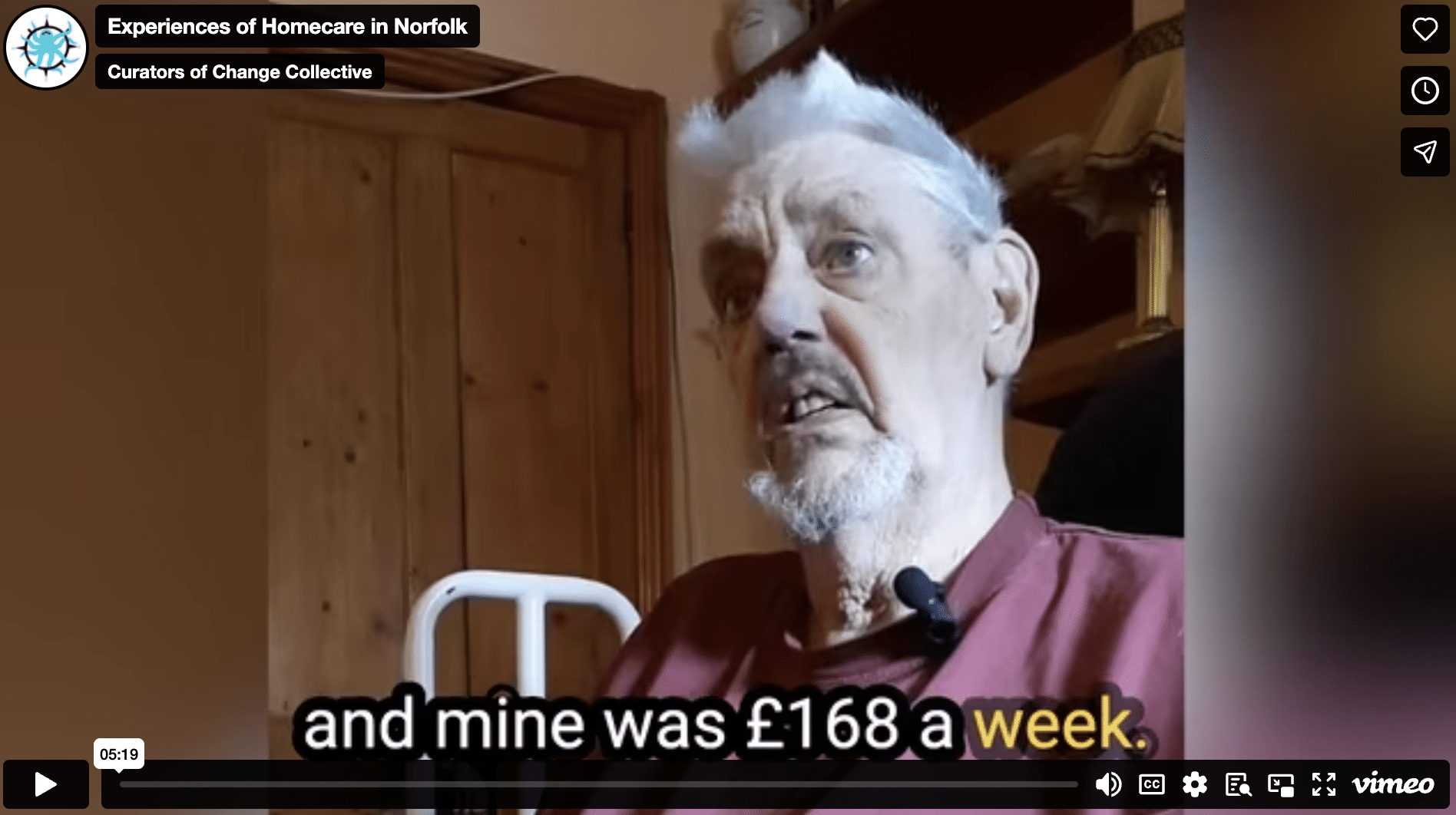 Experiences of Homecare in Norfolk