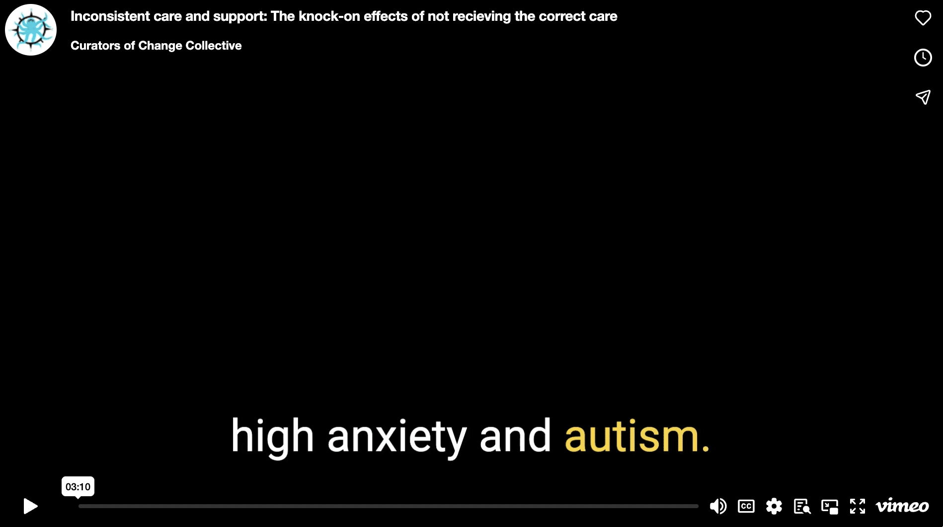 Inconsistent care and support: The knock-on effects of not receiving the correct care