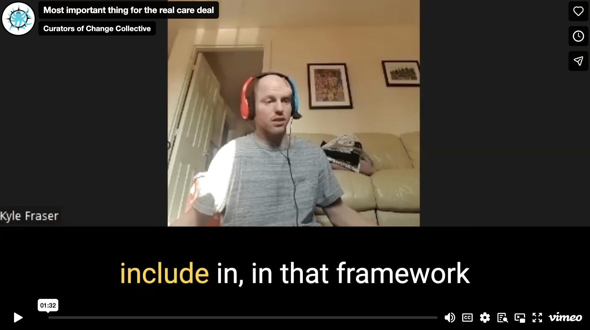 Most important thing for the real care deal